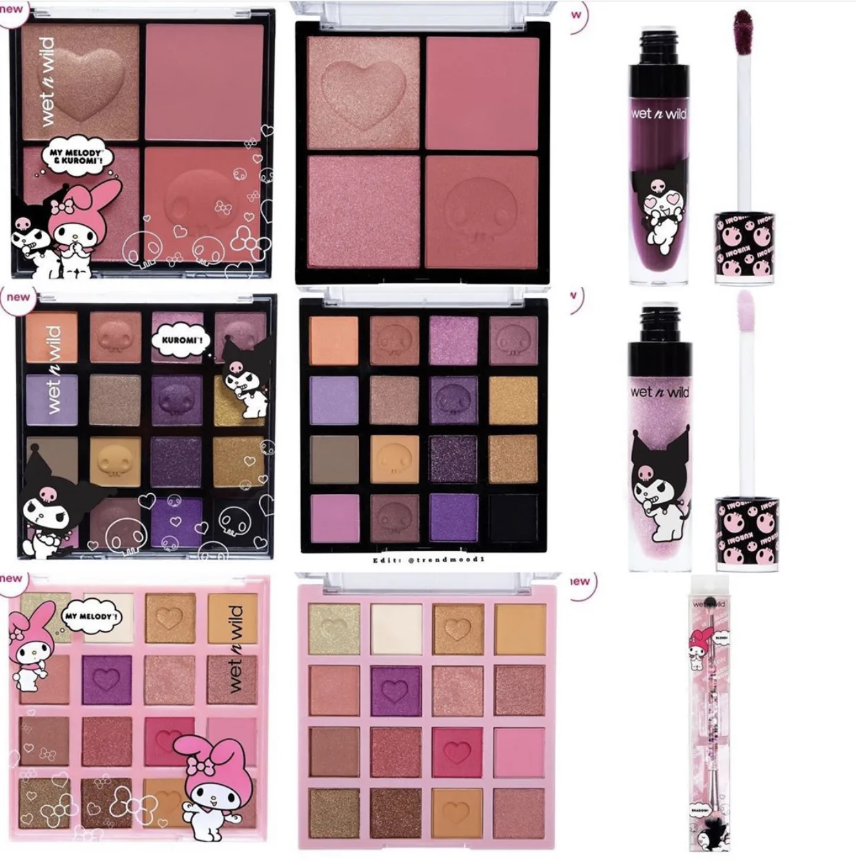 Wet n Wild My Melody and Kuromi Collection