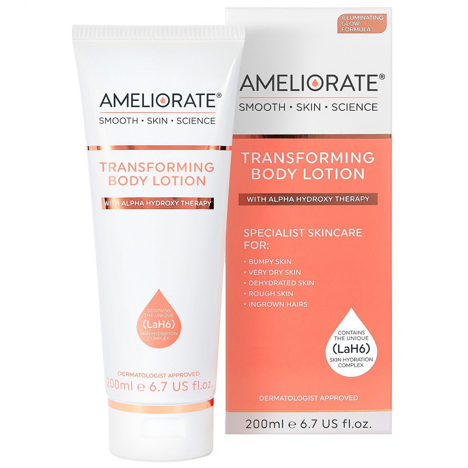 Ameliorate Transforming Body Lotion Illuminating Glow NEW Radiant