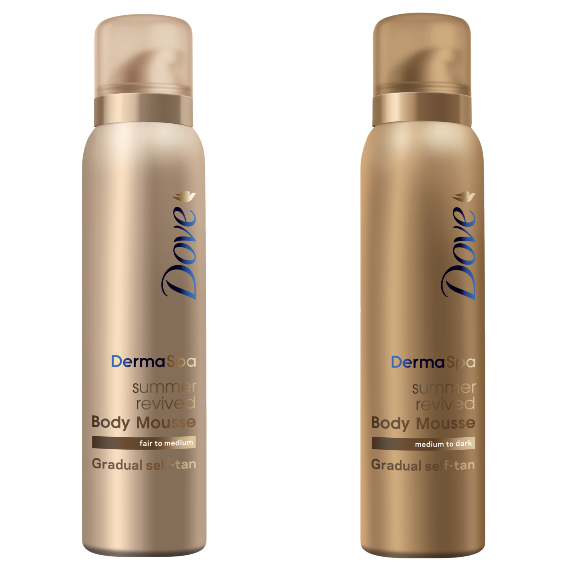 Dove DermaSpa Summer Revived Skin Gradual Fake Tan Mousse