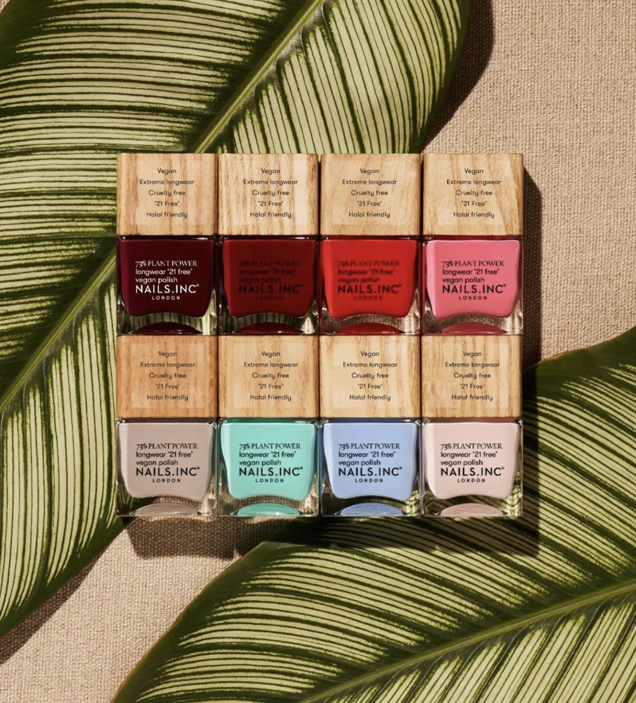 Nails Inc Plant Power 21 Free Nail Polish Collection