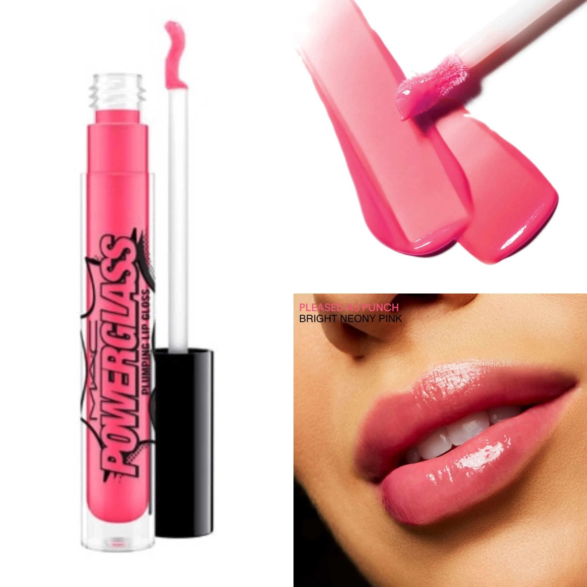MAC Powerglass Plumping Lip Gloss Collection
