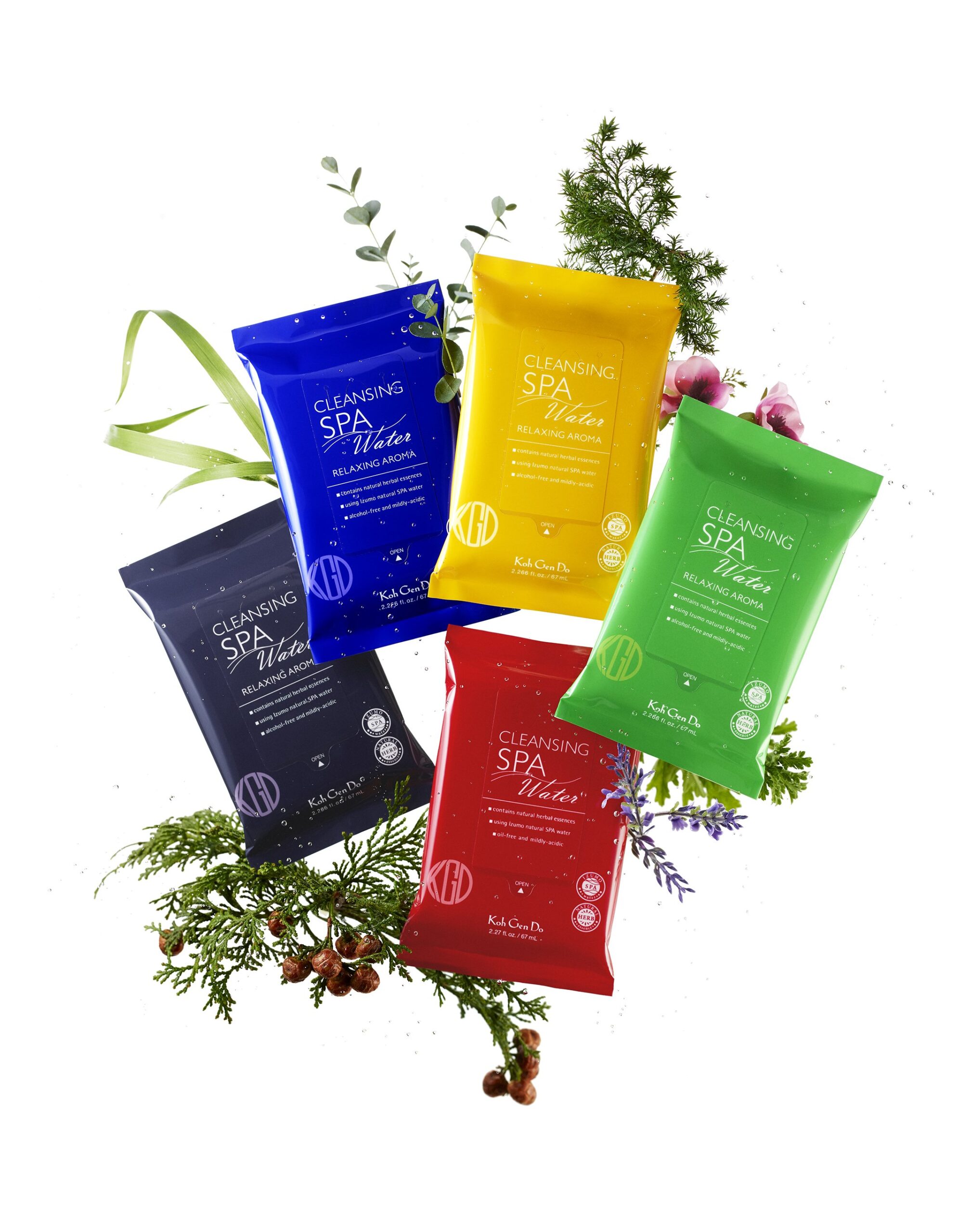 Koh Gen Do Spa Cleansing Cloths Relaxing Aromas
