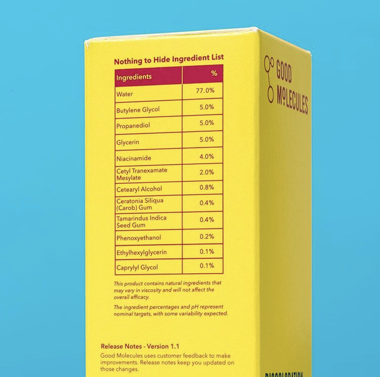 Good Molecules Discoloration Correcting Serum