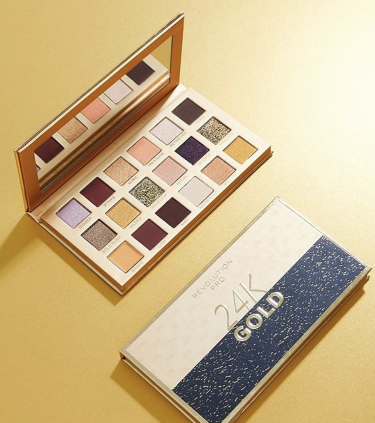 Revolution Pro 24K Gold Eyeshadow Palette