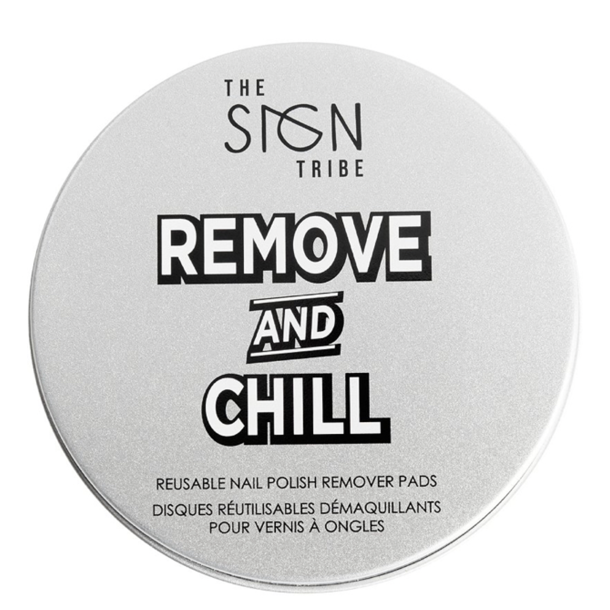 The Sign Tribe Remove and Chill Reusable Nail Polish Remover Pads