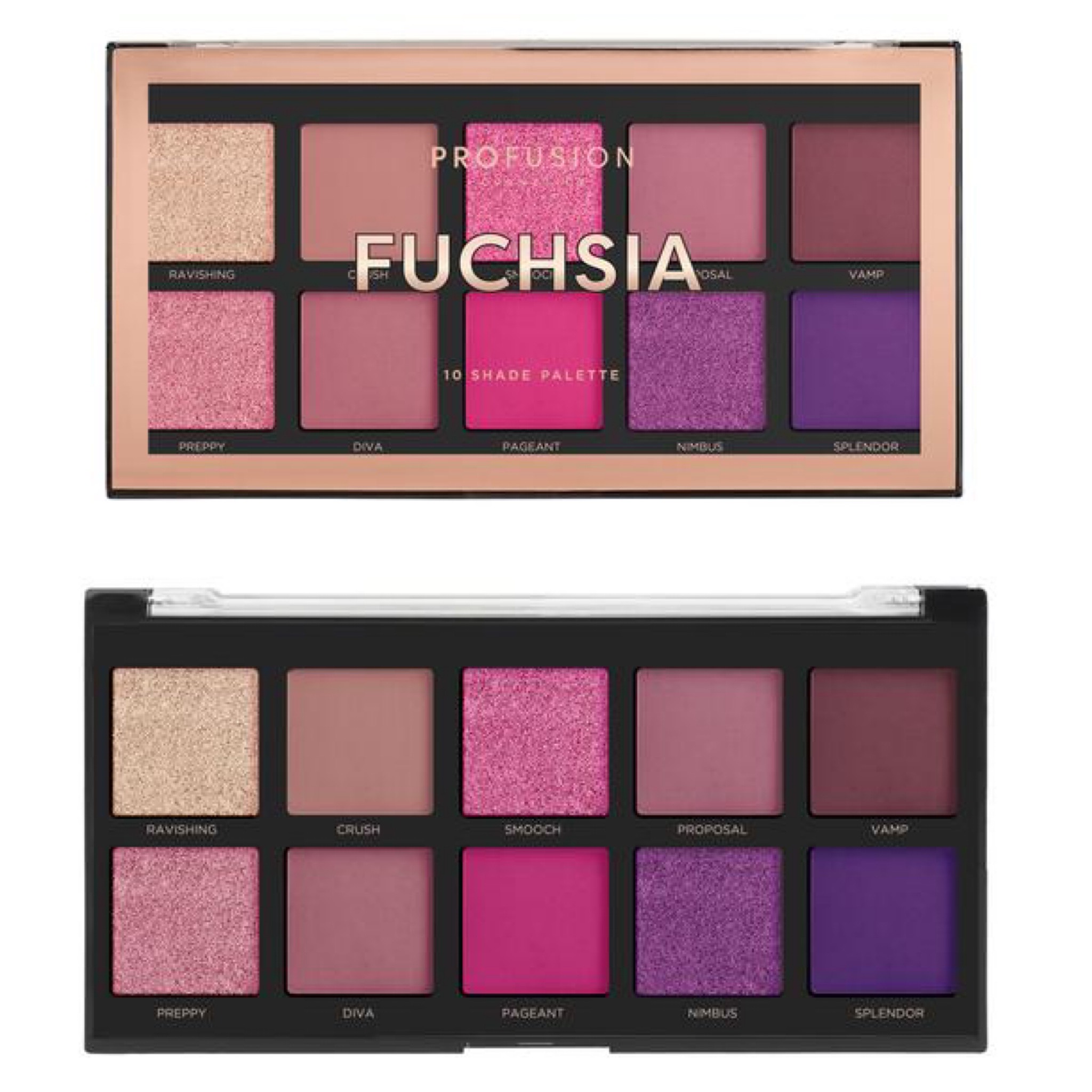 Profusion Cosmetics 10 Shade Palette