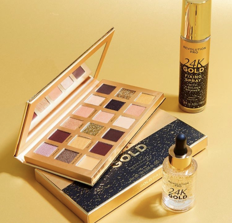 Revolution Pro 24K Gold Eyeshadow Palette