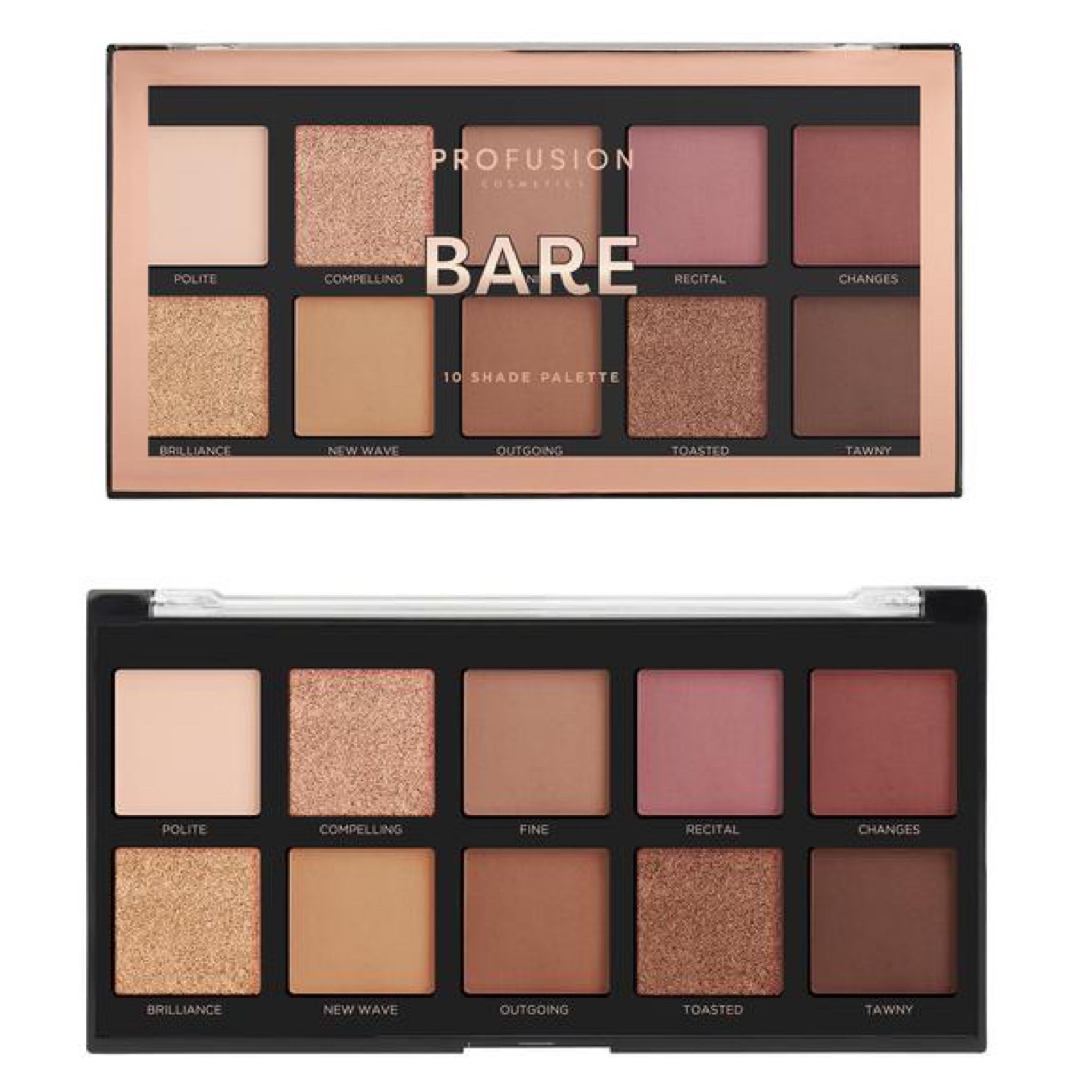 Profusion Cosmetics 10 Shade Palette