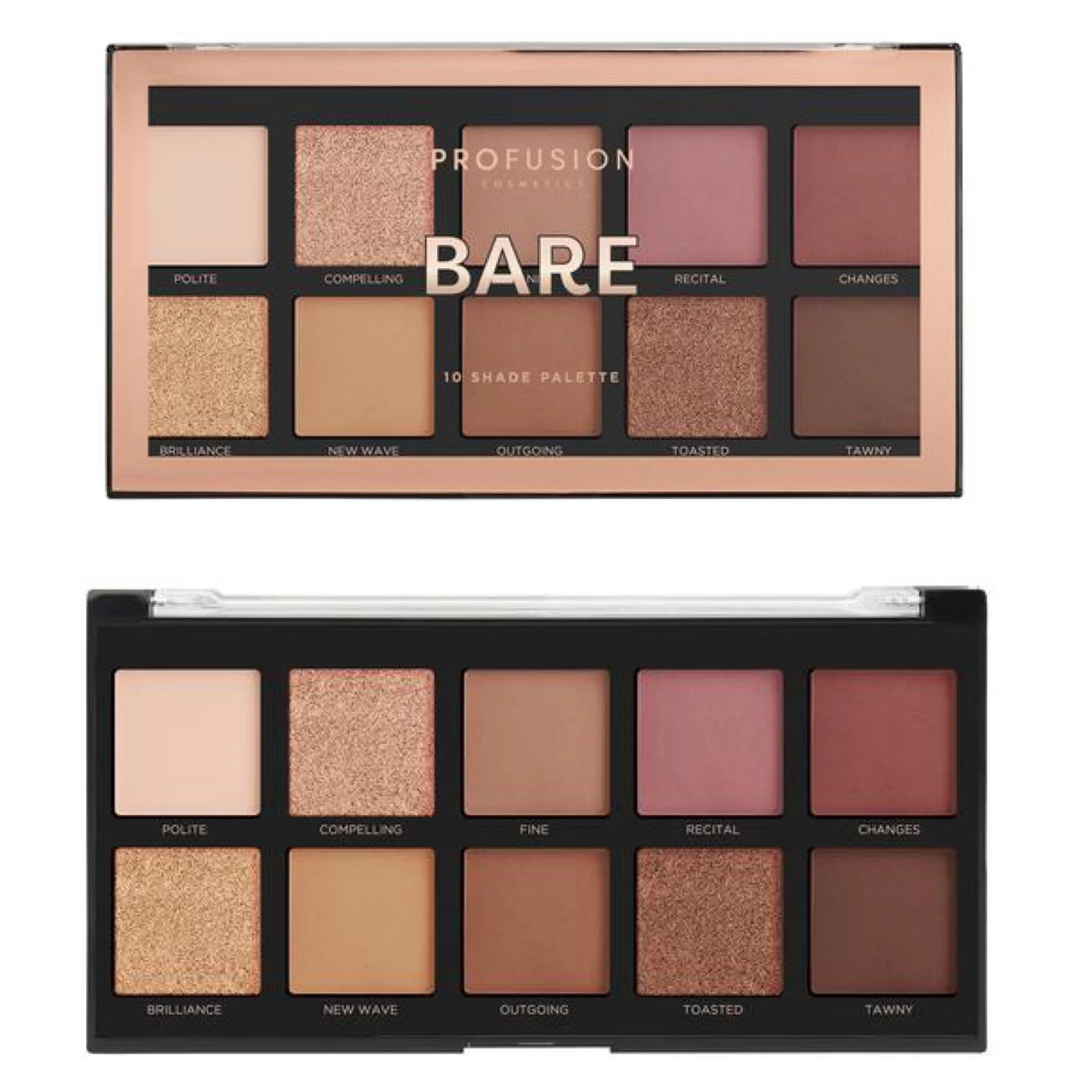 Profusion Cosmetics 10 Shade Palette