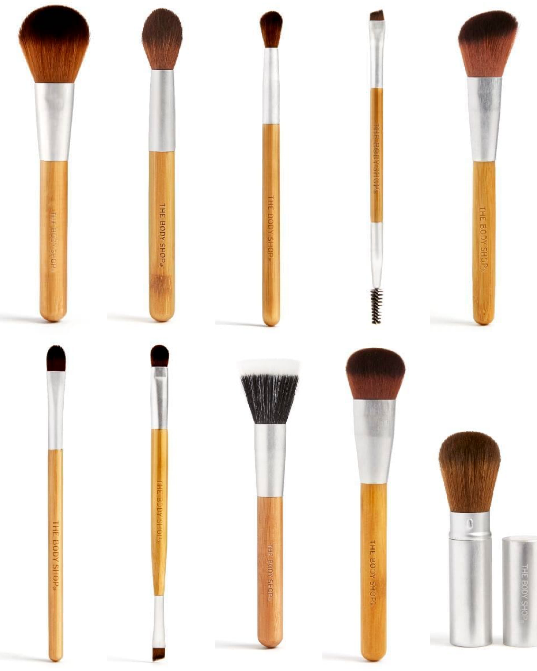 The Body Shop Bamboo Makeup Brush Collection