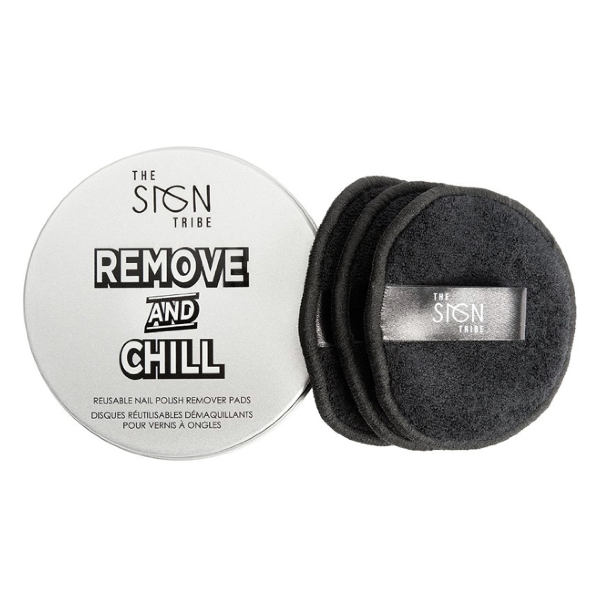 The Sign Tribe Remove and Chill Reusable Nail Polish Remover Pads