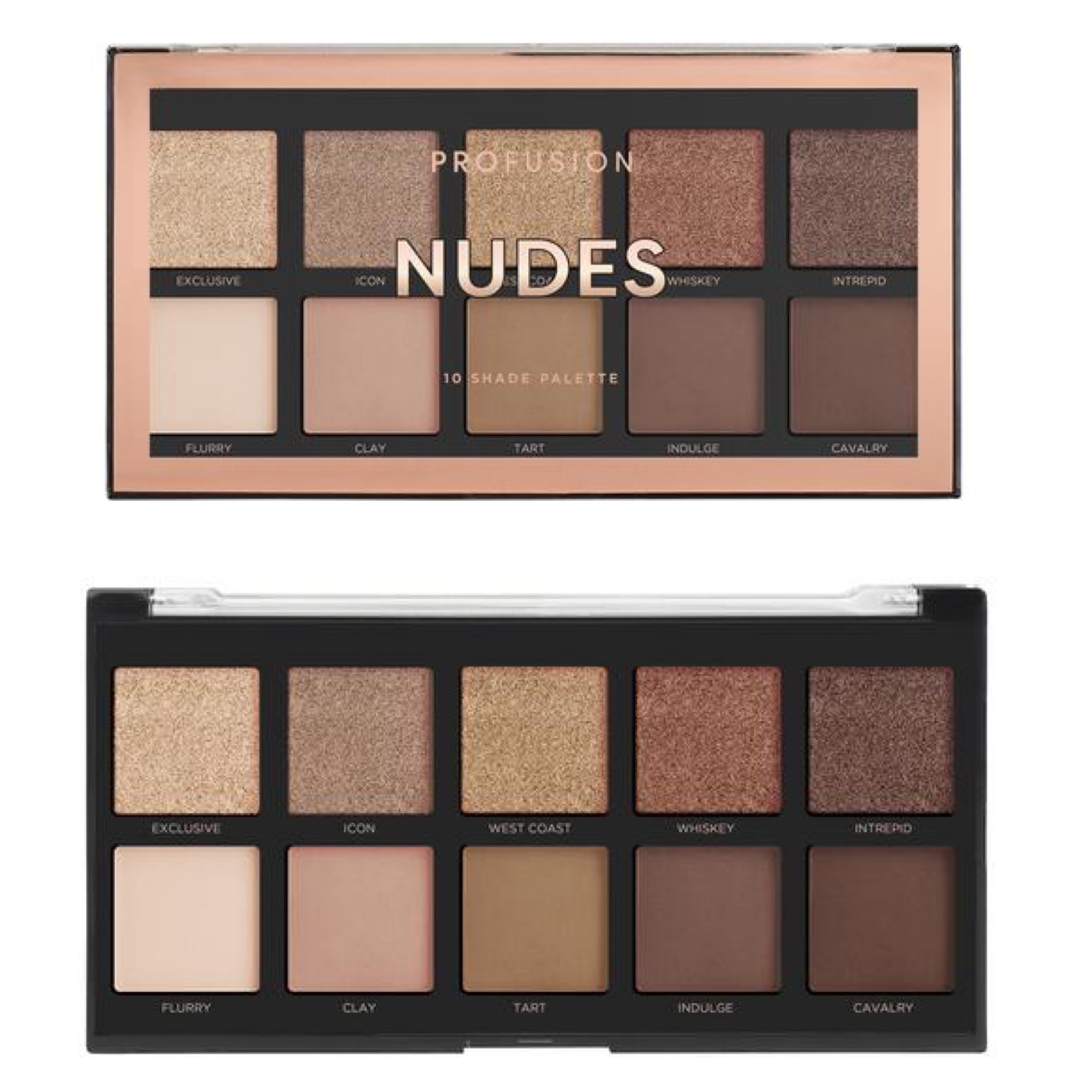 Profusion Cosmetics 10 Shade Palette
