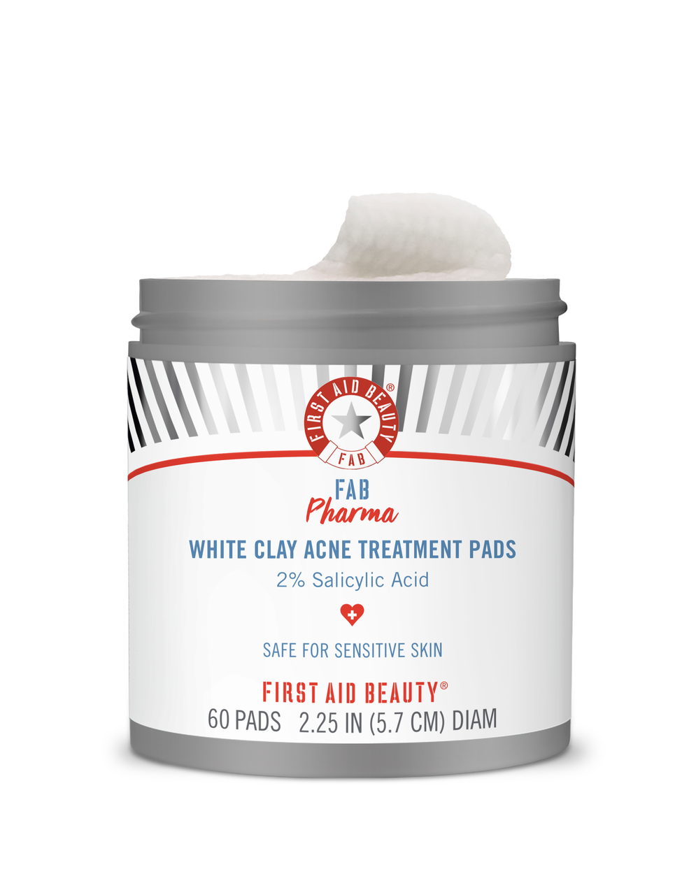 First Aid Beauty Pharma White Clay Acne Treatment Pads