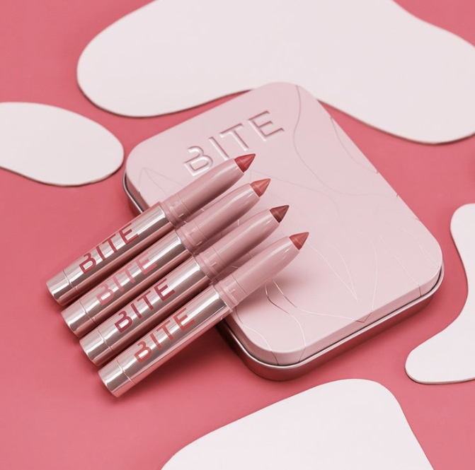 Bite Beauty Millennial Pinks Mini Clean Lip Crayon Set