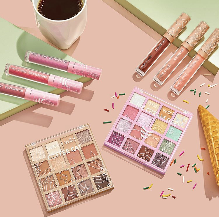 Wet N Wild Coffee Cat And Ice Cream Bee Collection The Cutest 8 Piece Collection