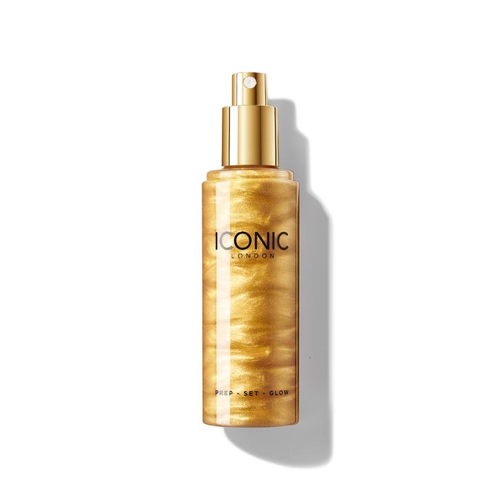 Iconic London Gold Prep Set Glow Setting Spray