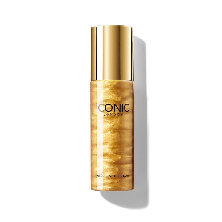 Iconic London Gold Prep Set Glow Setting Spray