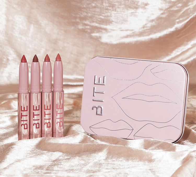 Bite Beauty Millennial Pinks Mini Clean Lip Crayon Set