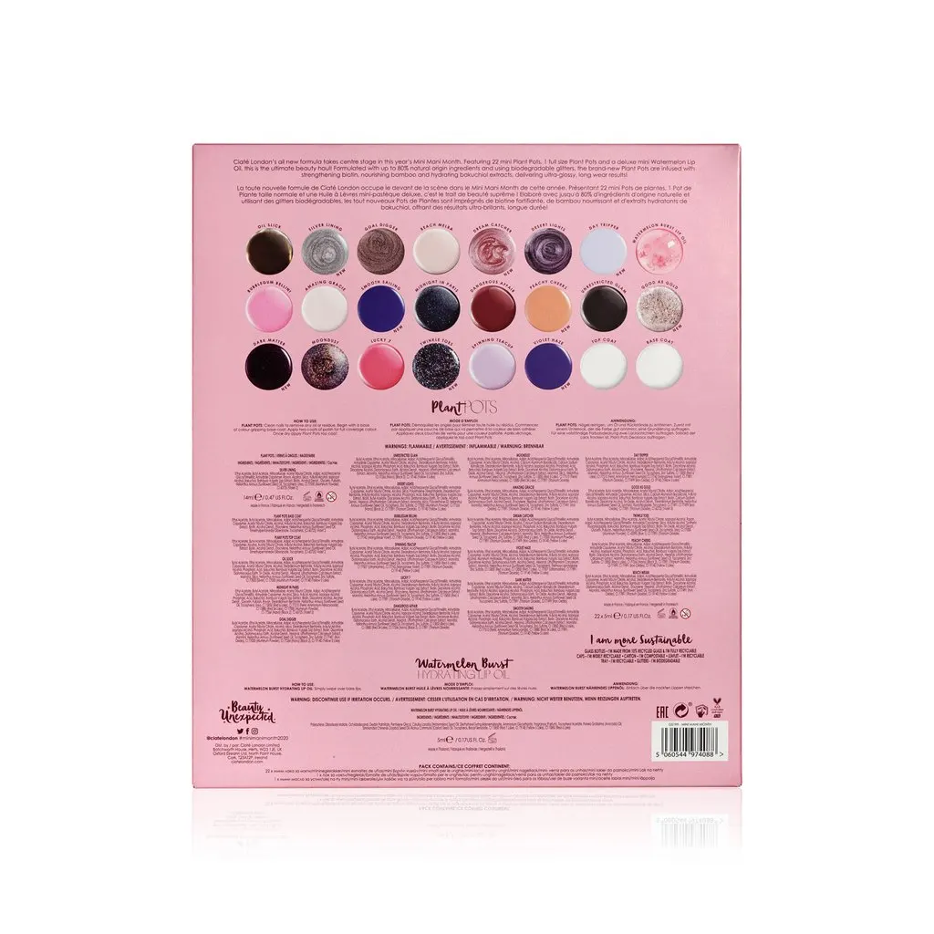 Ciate Mini Mani Month Advent Calendar 2020 Contents Reveal!