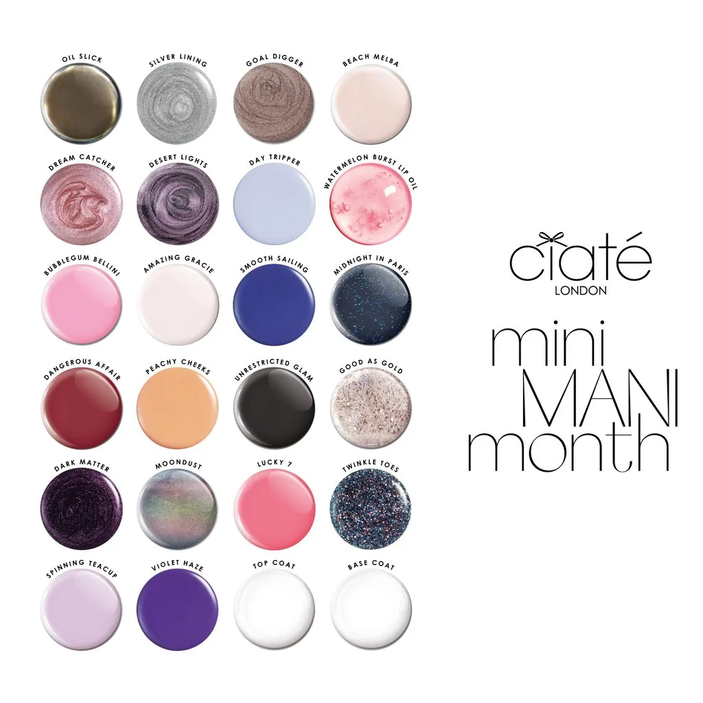 Ciate Mini Mani Month Advent Calendar 2020 Contents Reveal!
