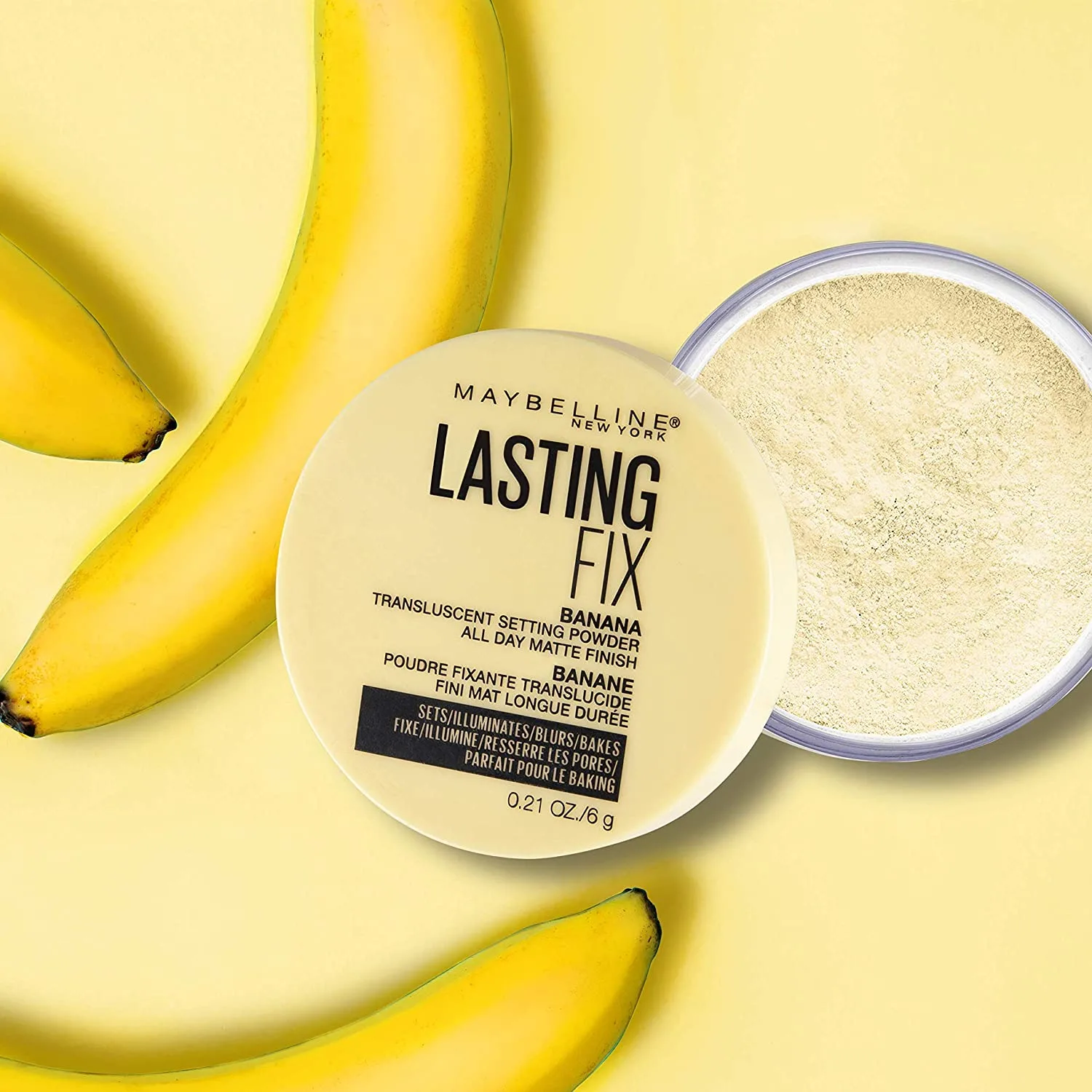 Maybelline Banana Lasting Fix Translucent Setting Powder