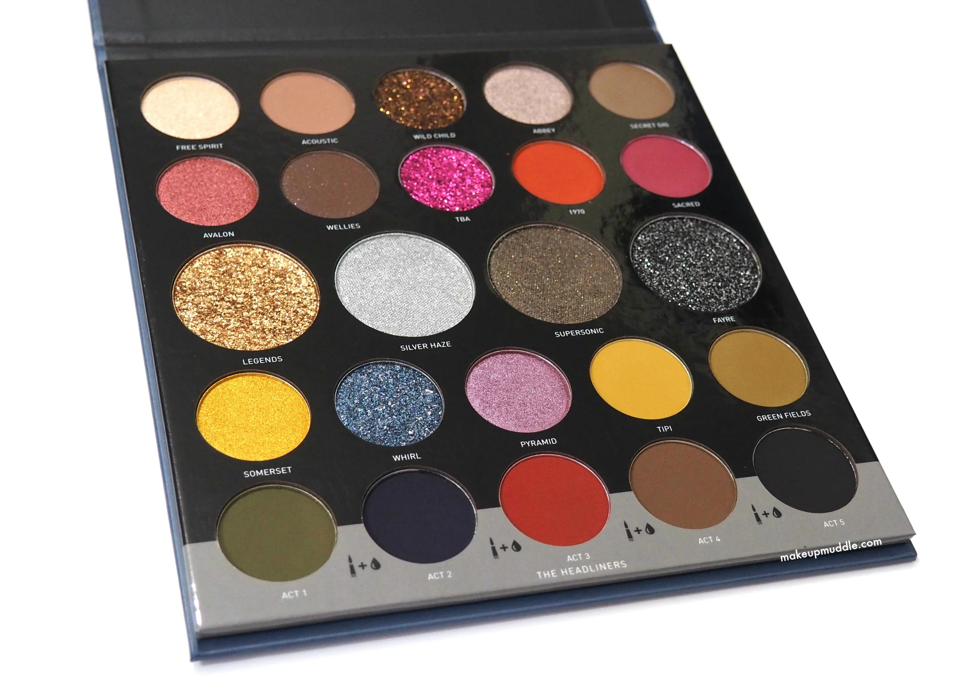Revisão e amostras da paleta artística do evento principal Morphe 24M - MakeupMuddle.com