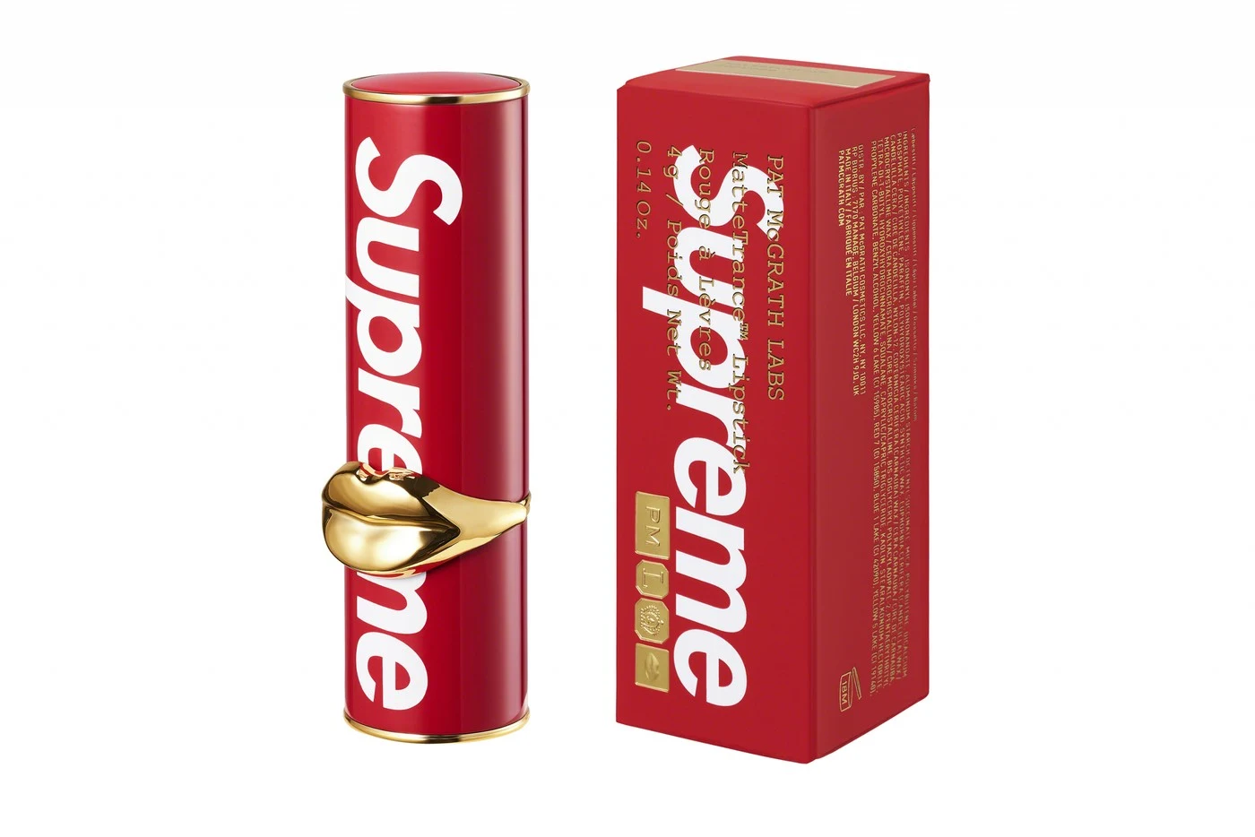 Pat McGrath x Supreme Lipstick Collaboration