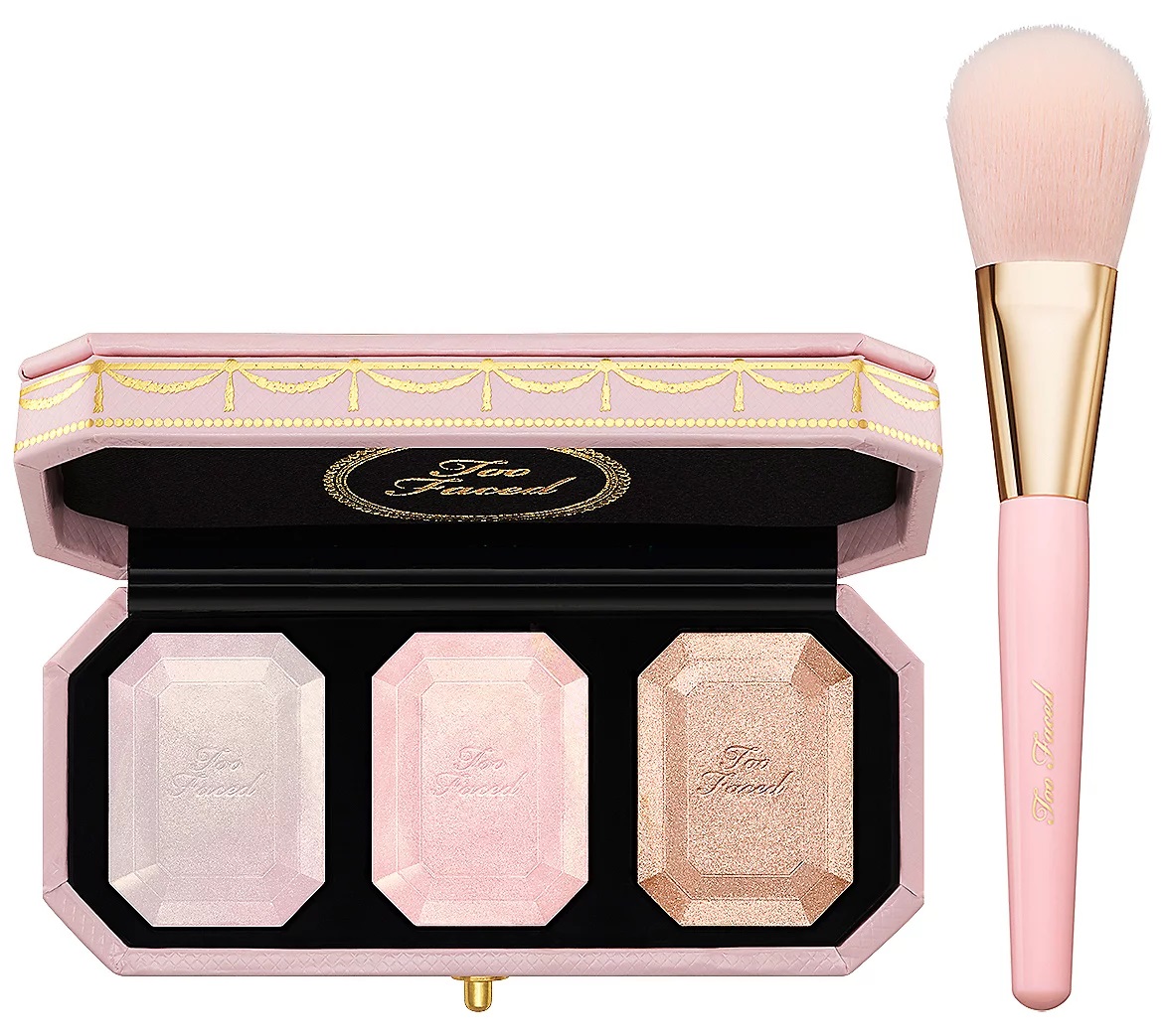 Too Faced Diamond Light Highlighter Trio Palette
