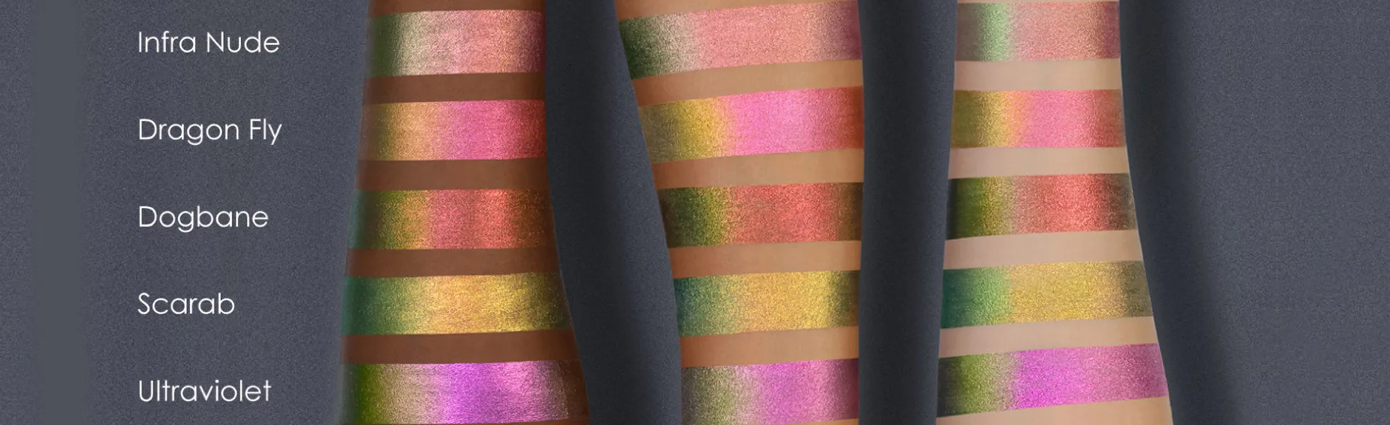 Natasha Denona Chromium Liquid Eyeshadow Collection