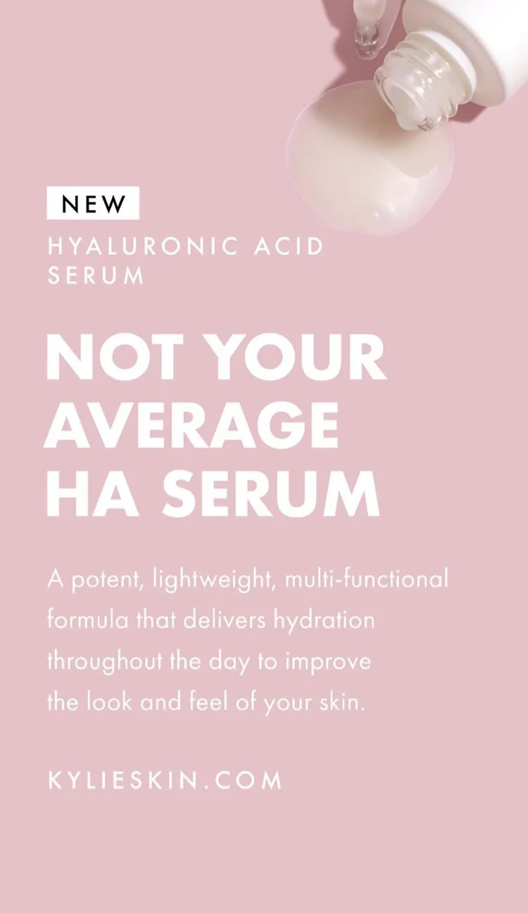 Kylie Skin Hyaluronic Acid Serum