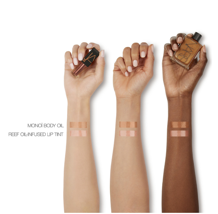 NARS Mini Lip Oil & Mini Body Glow Set Bel ensemble 2 pièces