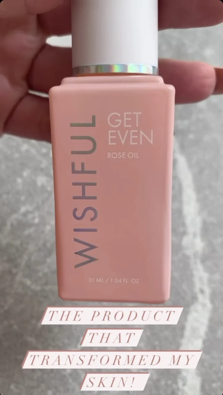 Huda Beauty Wishful Get Even Rose Oil