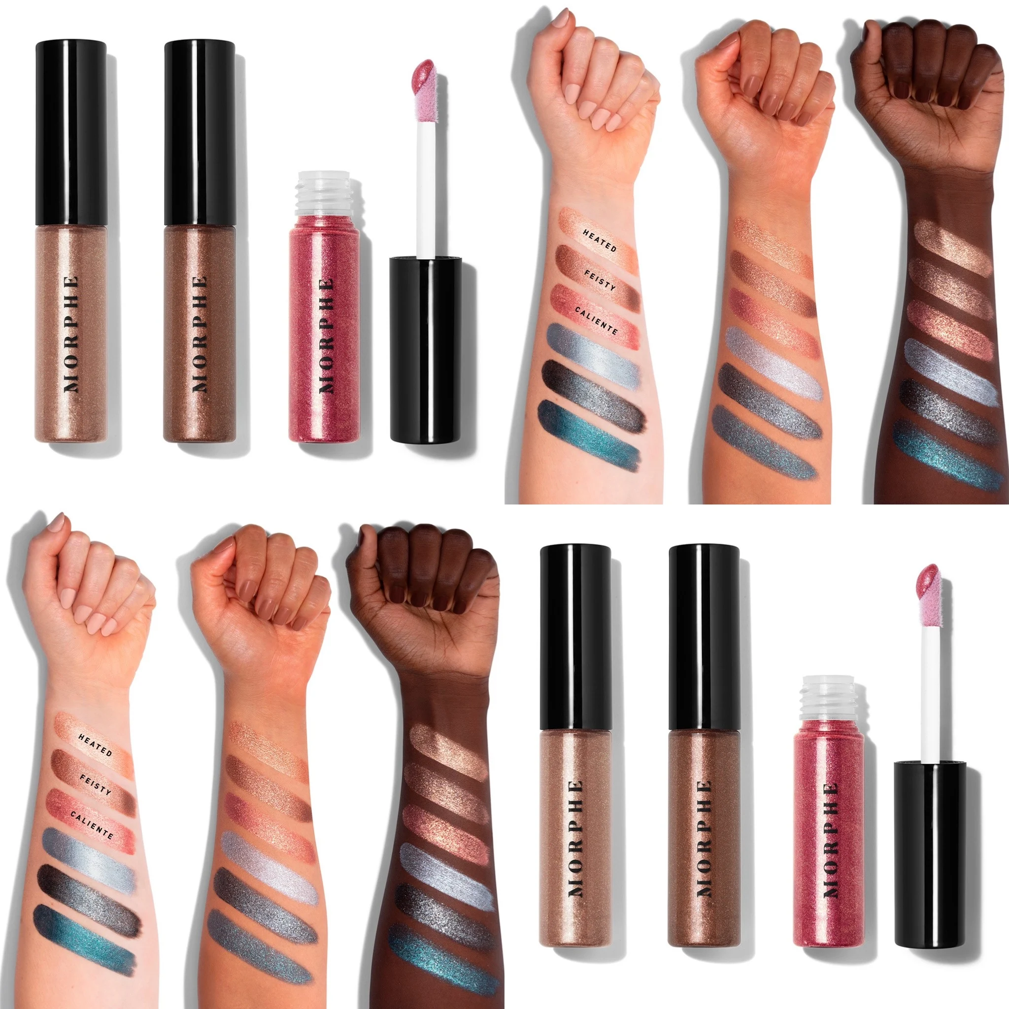 Morphe Metallic Eyeshadow Trio Collection