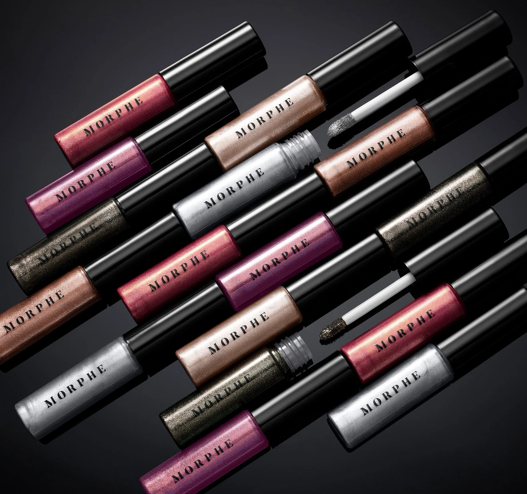 Morphe Metallic Eyeshadow Trio Collection