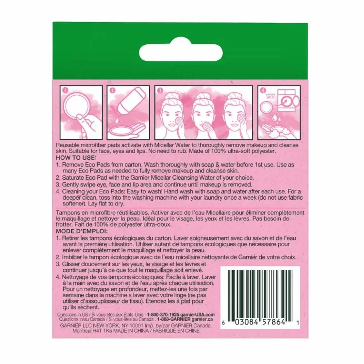 Garnier SkinActive Micellar Cleansing Eco Pads