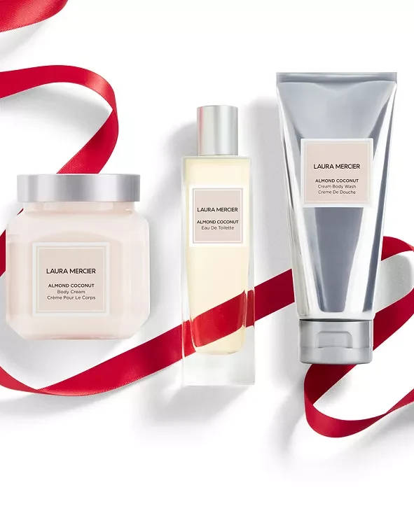 Laura Mercier Luxe Indulgence Almond Coconut Body Triplet