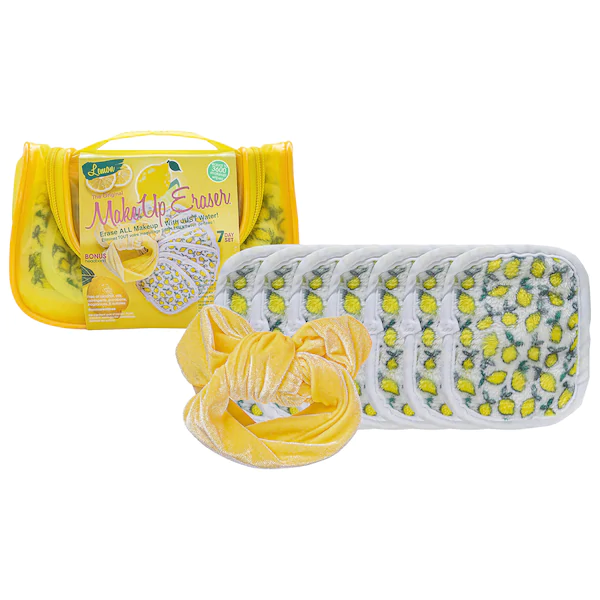 Makeup Eraser Lemon 7 Piece MakeUp Eraser Remover Set