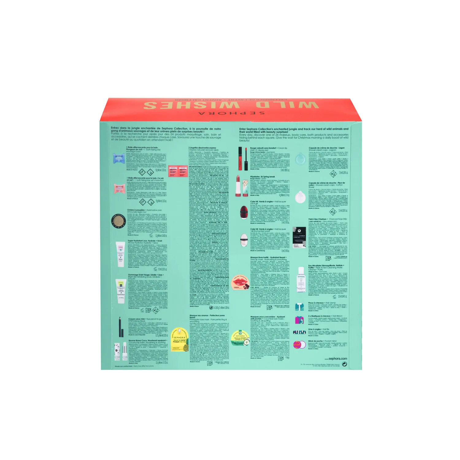 Sephora Collection Wild Wishes Advent Calendar 2020 Contents Reveal