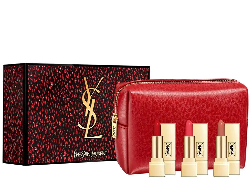 fedme klint jeg er tørstig YSL Rouge Pur Couture Trio Makeup Gift Set 2020 | Makeup Muddle