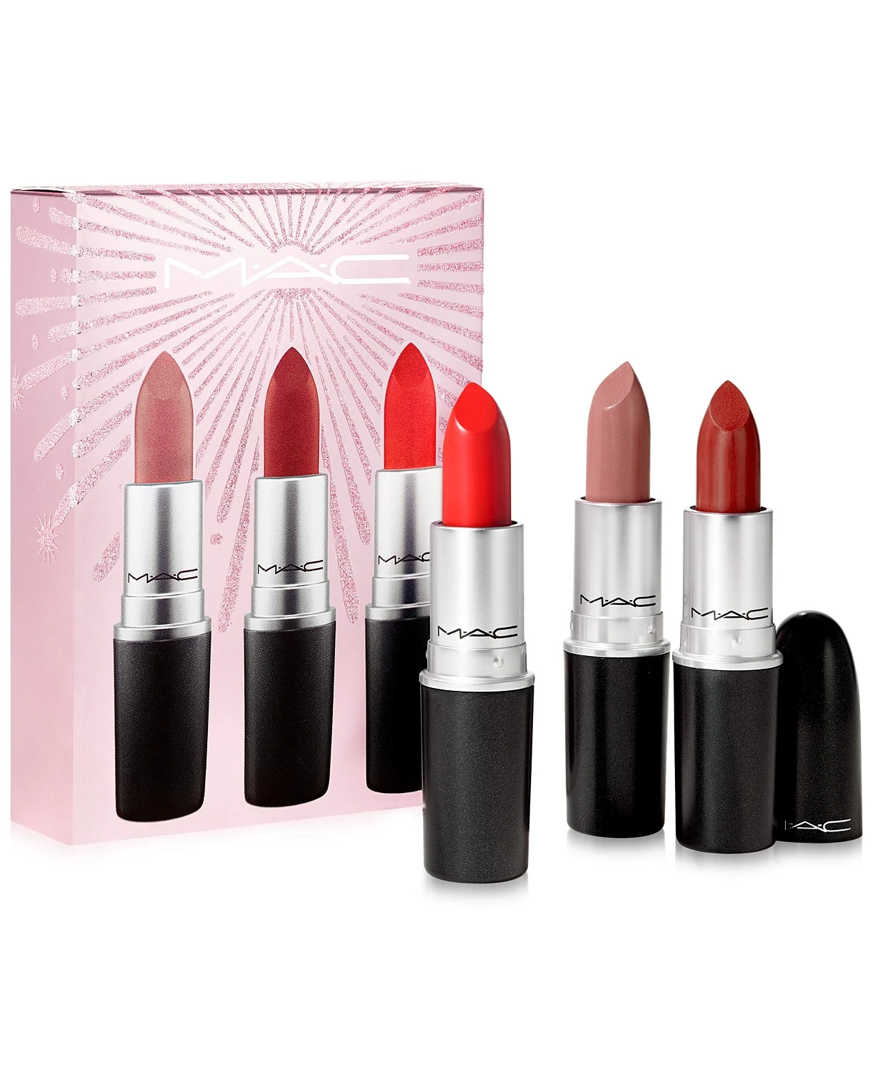 MAC Frosted Firework Sleigh All Day Lipstick Set