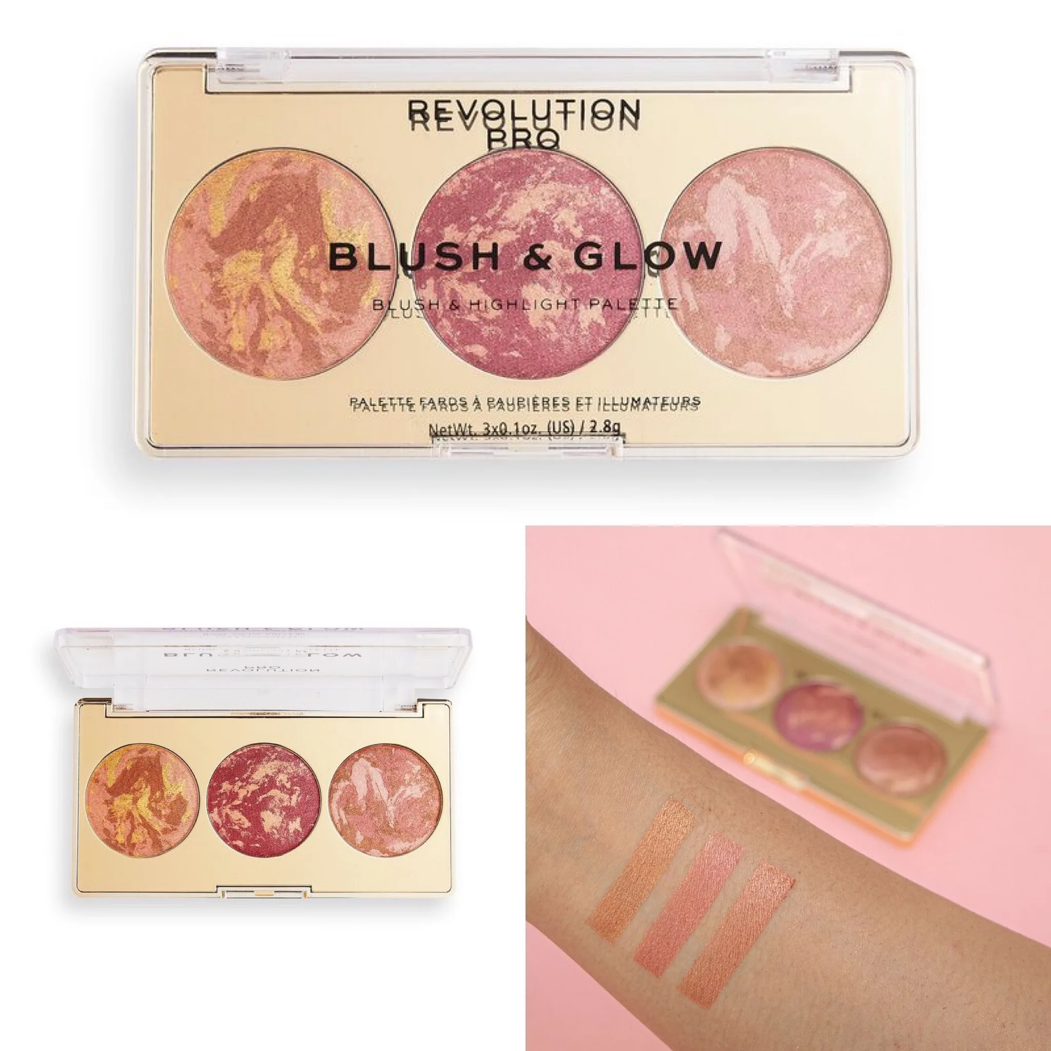 Revolution Pro Blush & Glow Face Palette
