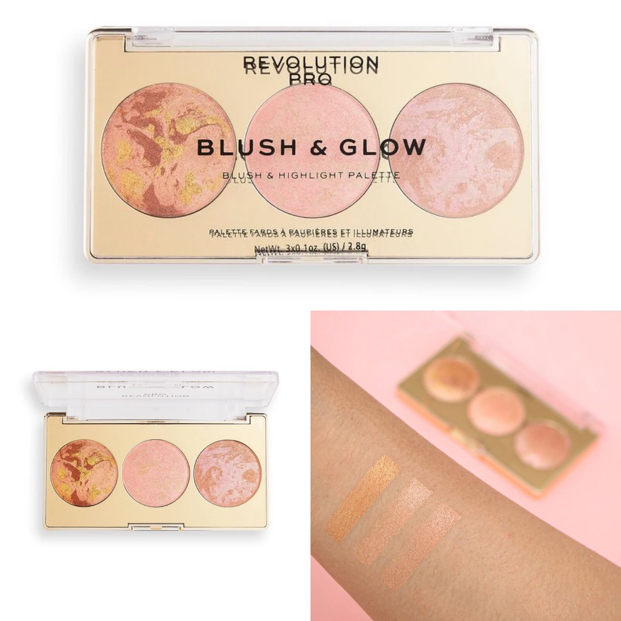 Revolution Pro Blush & Glow Face Palette