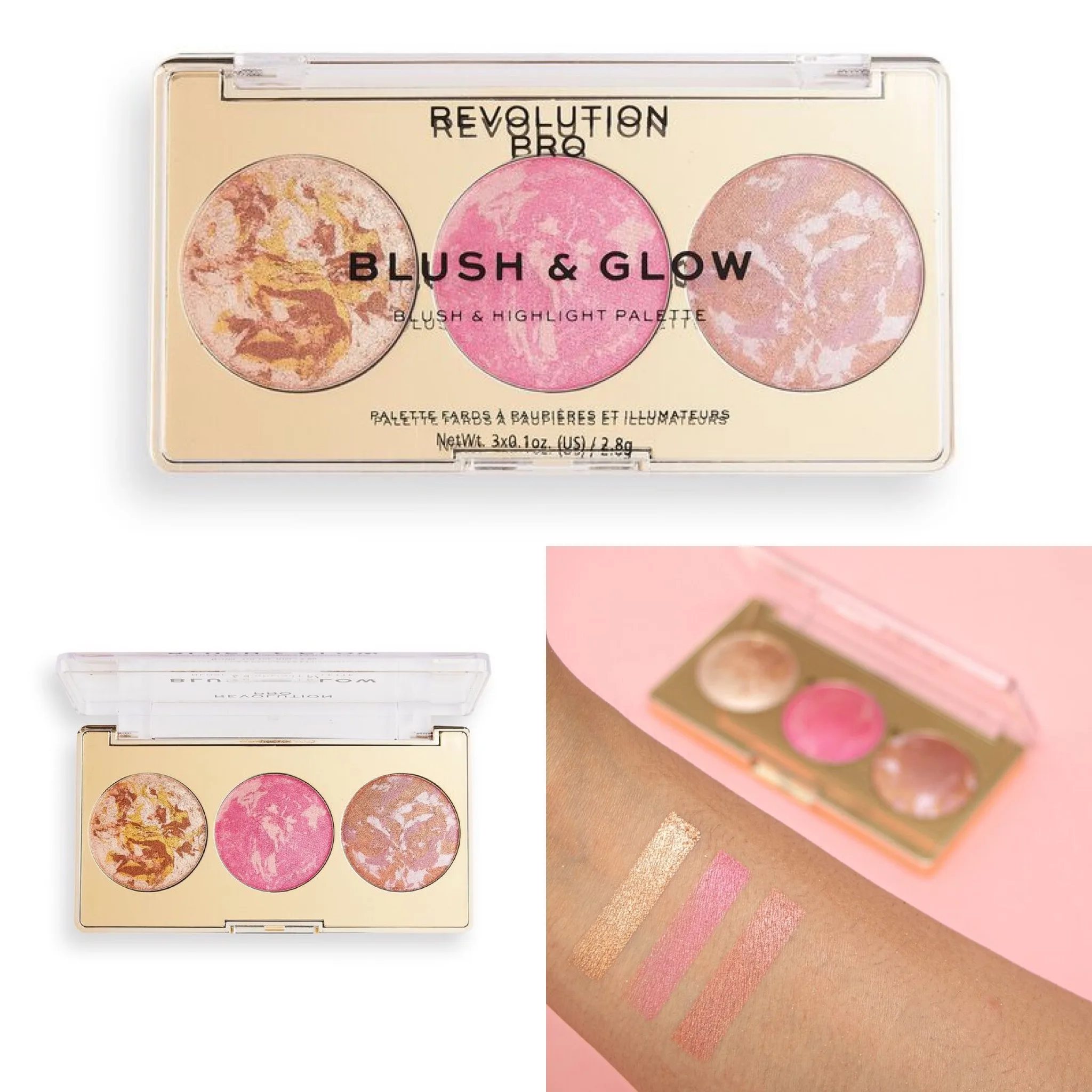 Revolution Pro Blush & Glow Face Palette