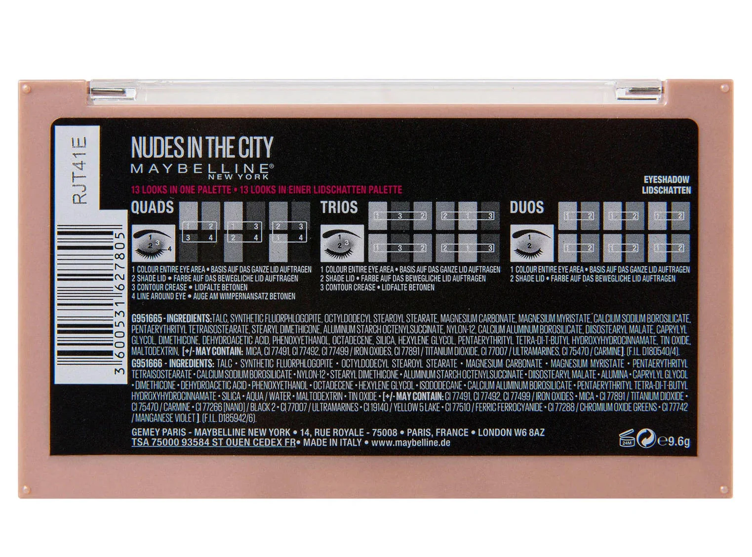 Maybelline Nudes In The City Eyeshadow Palette