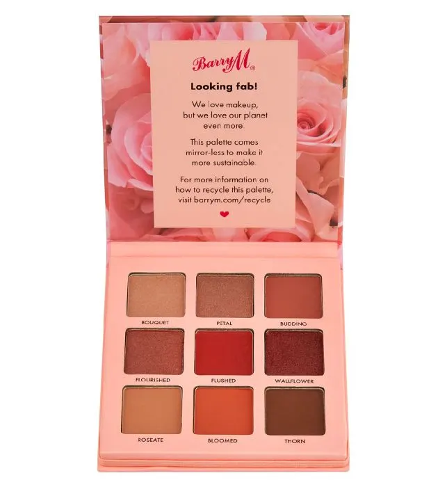 Barry M Rose Tinted Eyeshadow Palette