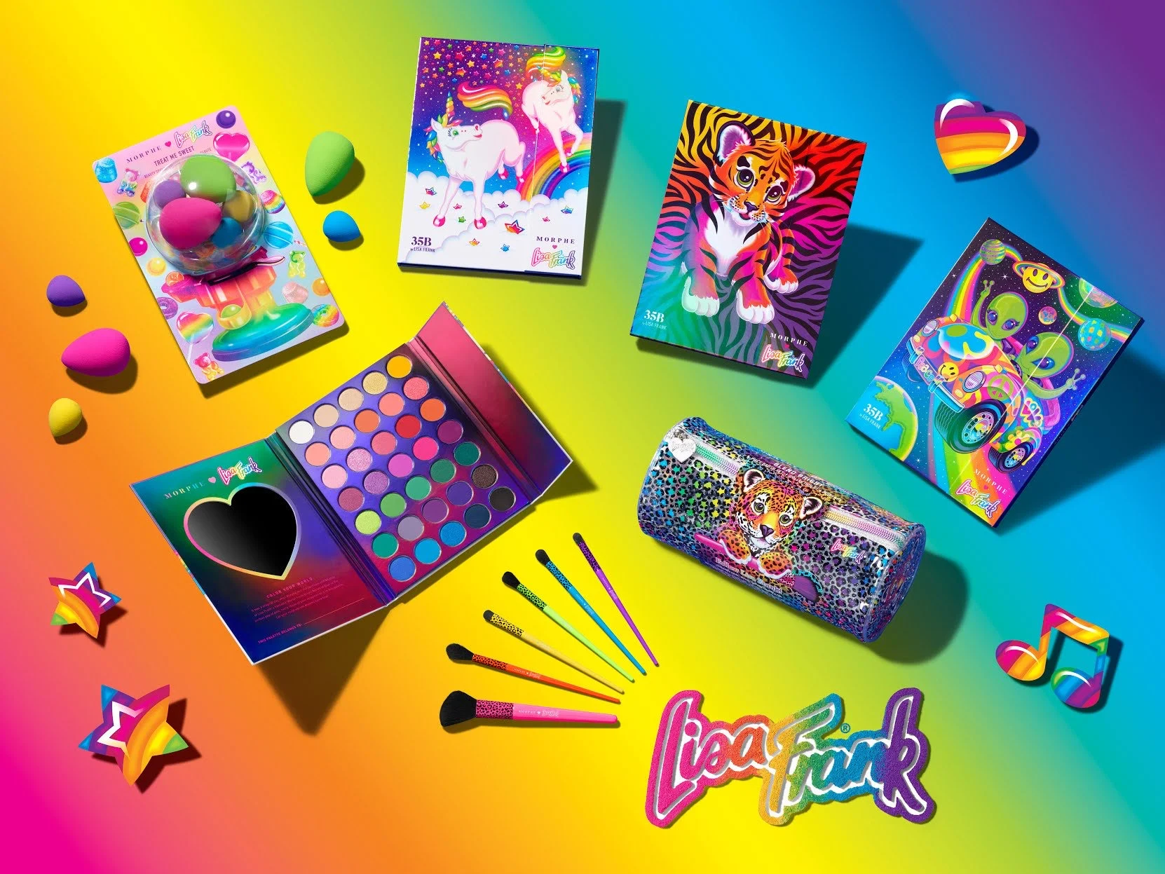 Morphe x Lisa Frank Collection