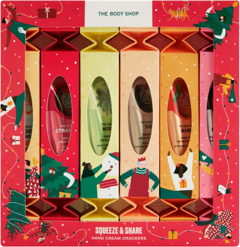 The Body Shop Squeeze & Share Hand Cream Crackers