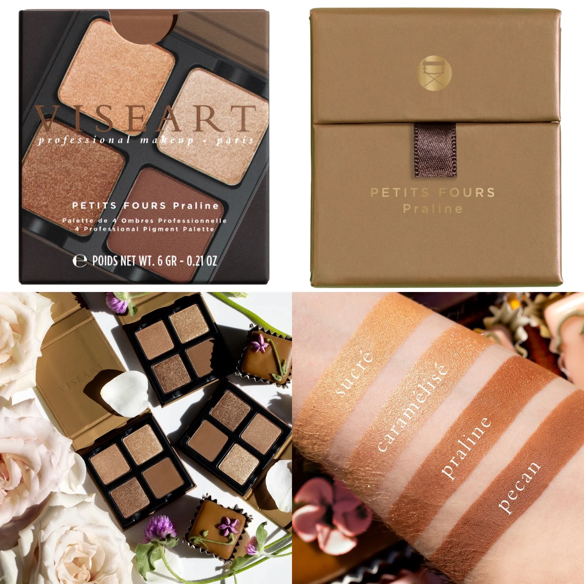 Viseart Petits Fours Eyeshadow Collection 1