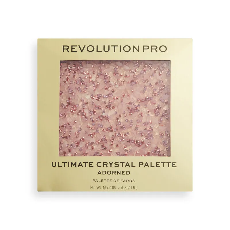 Revolution Pro Ultimate Crystal Adorned Eyeshadow Palette | 16 Pan 