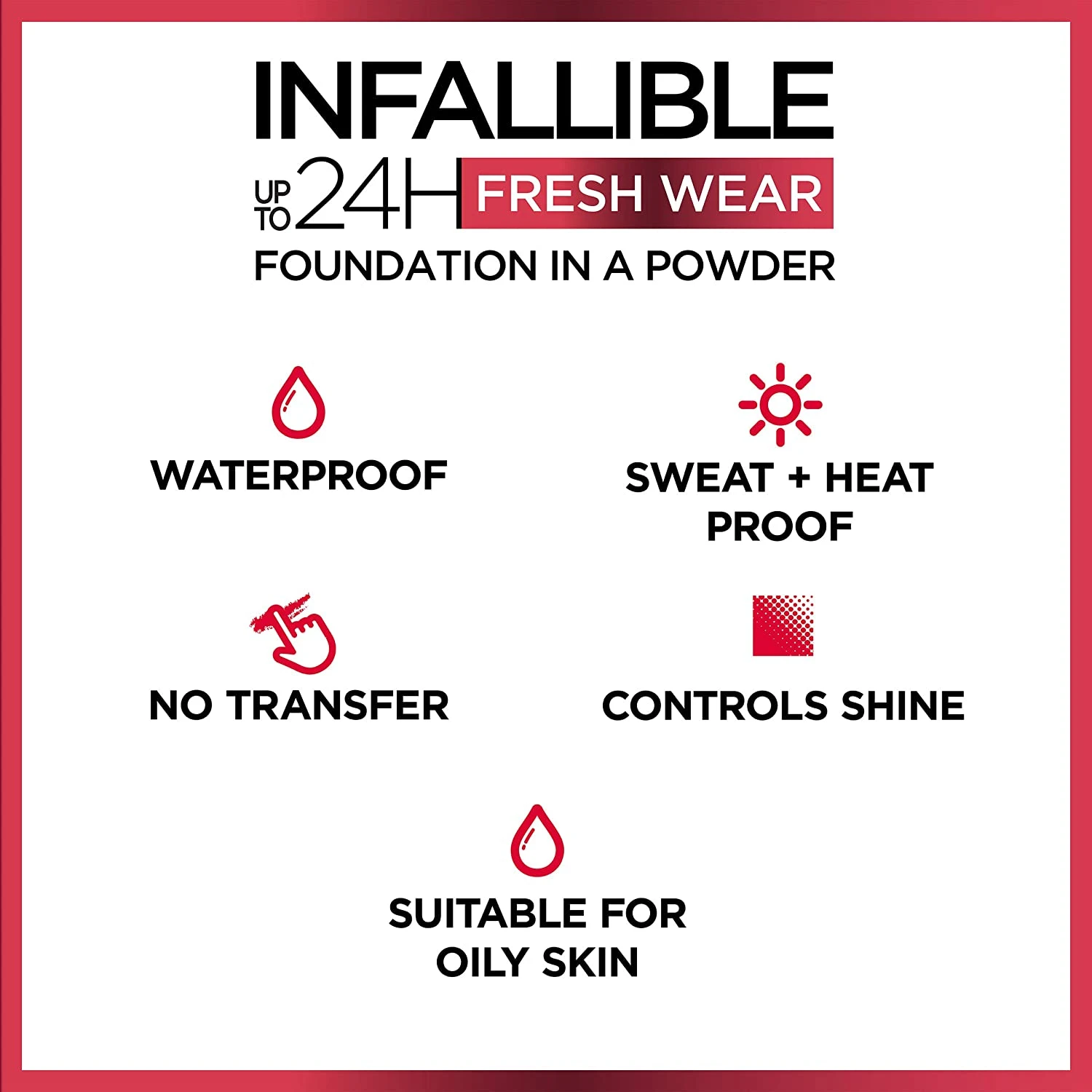 L'Oreal Infallible Fresh Wear Foundation in a Powder